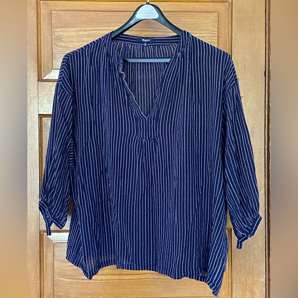 Madewell cotton blouse size M